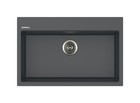 Apell PTPL780GG Pietra Plus Sink 1 bowl 78x51cm - Grey Granite