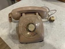 Vintage Automatic Electric Monophone Rotary Dial Desk Telephone