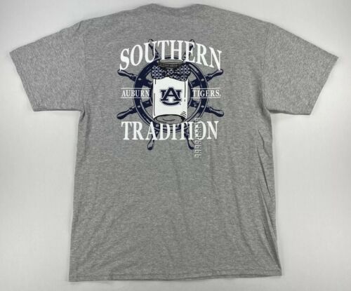 Top Of The World Mens Auburn University Tigers T Shirt Grey Size Large - Picture 2 of 6