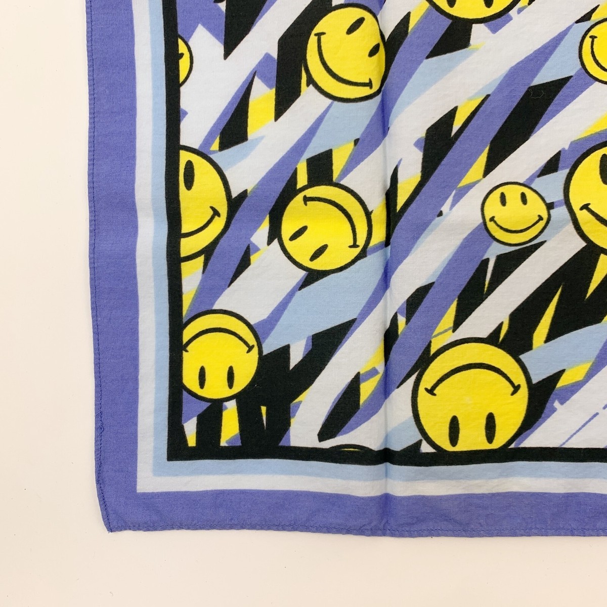 小物 90s WASHFASTCOLORS cross bandana WHITE Vintage 90s