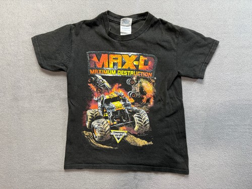 Delta Max-D Maximum Destruction Monster Jam black shirt kids size S