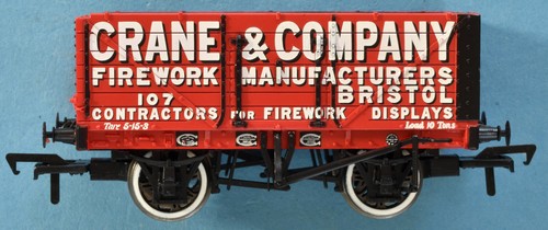 Bachmann 37-085, Crane & Co, Firework Manufacturers, Bristol, Open Wagon, Nº 107 - Picture 2 of 7