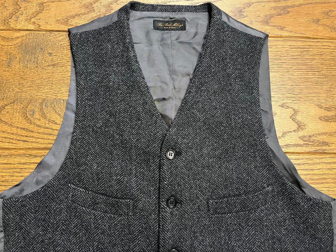 トップス The REAL McCOY'S /CASHMERE VEST /SIZE:40 The Real McCoy's CASHMERE VEST Gray Size 40 Used From Japan