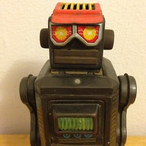 Mr. Zerox Robot, made by Horikawa, Japan,1965 rare tin toy robot from Golden Era