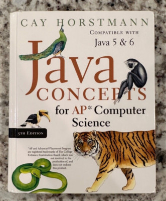 Java Concepts for AP Computer Science 5th Edition