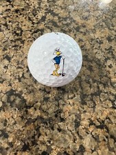 LOGO GOLF BALL-ORIGINAL DISNEY DONALD DUCK GOLFING-DIFFERENT