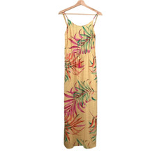 Bluesteel Floral Print Summer Boho Dress Midi/ Maxi Length in Size Medium