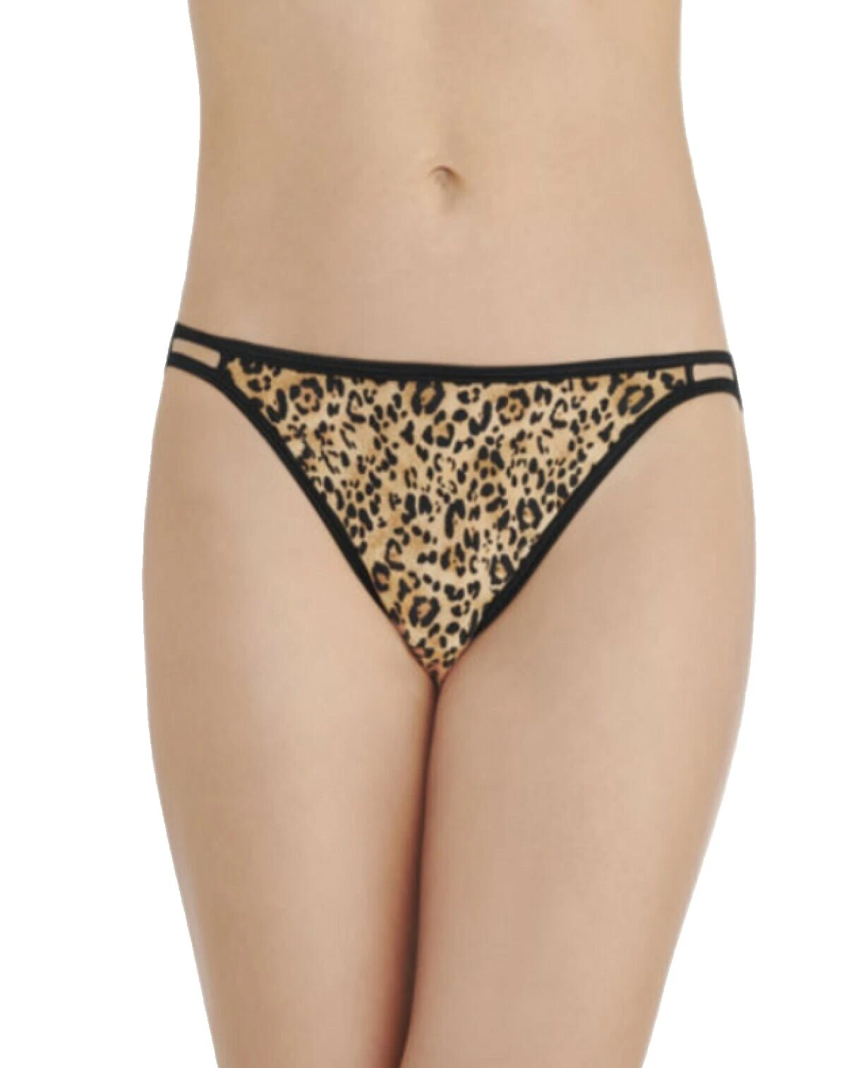 Vanity Fair Animal Print Bikini Regular Size 8 Panties for Women