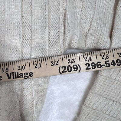 HYFVE Cozy Crop Top Sweater Long Sleeve Women's Size Large Beige