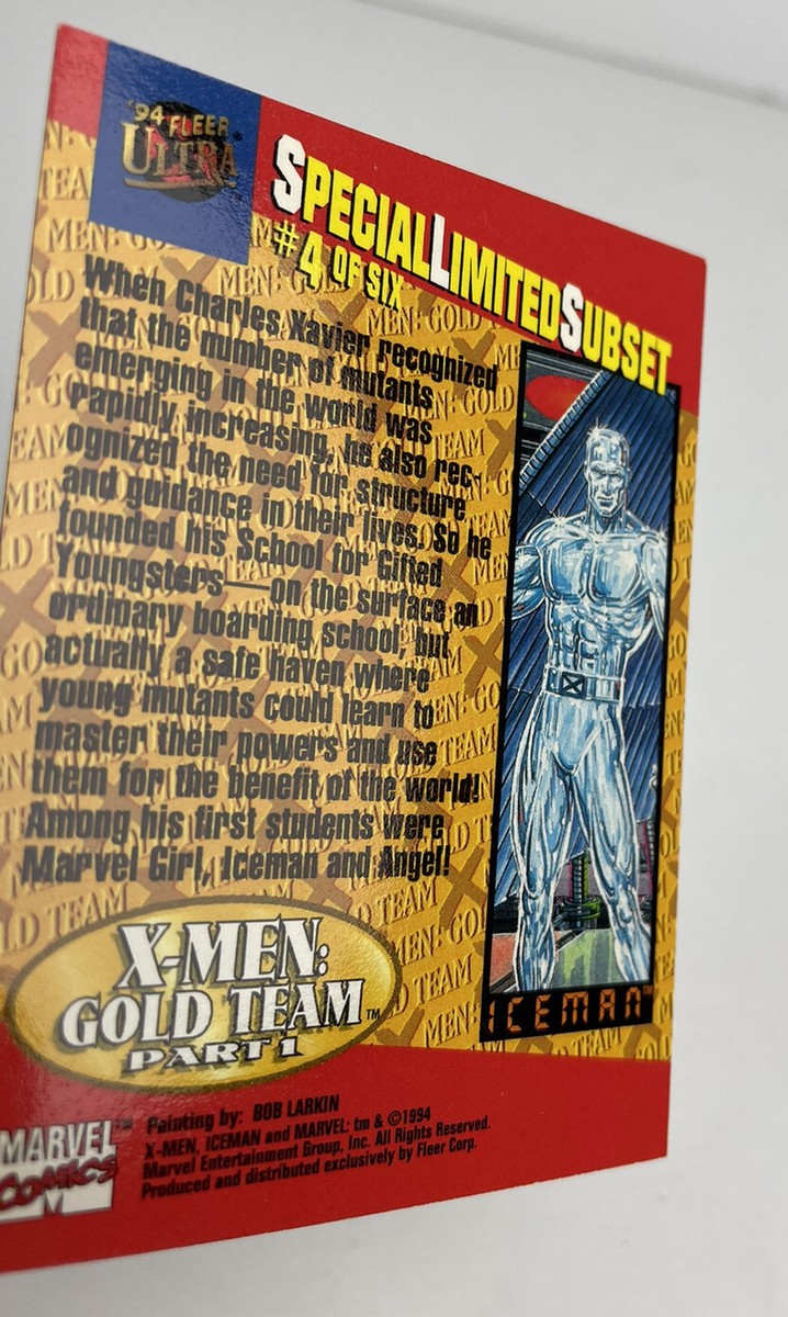 94 FLEER ULTRA X MEN, GOLD TEAM PART 1, SPECIAL LIMITED SUBSET #4 