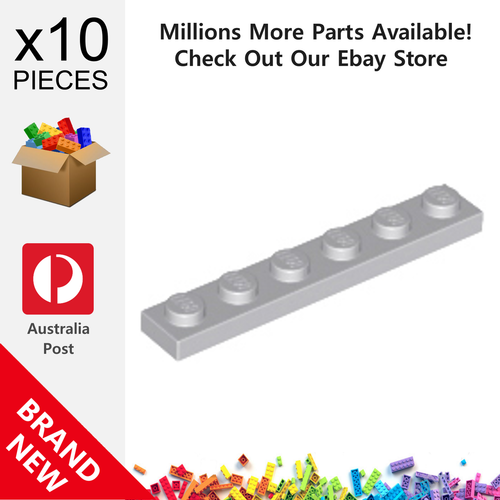 10x Genuine LEGO™ - 1 x 6 Plates - 3666 New Plate Parts - Picture 24 of 38