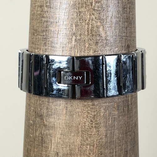 DKNY Women NY-8299 Crystal Gemstone Solid Stainless 18mm Quartz Watch 6 1/2" - Picture 5 of 13