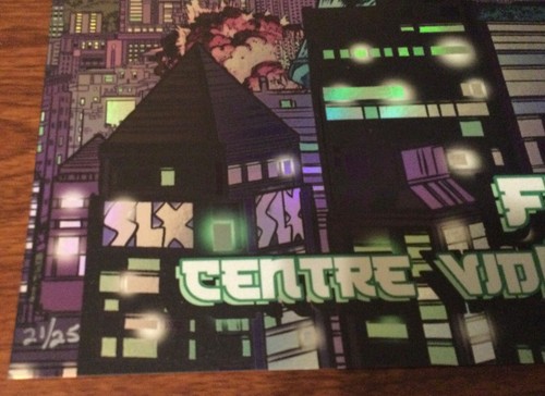 PANTERA RAINBOW FOIL 2/27/24 CENTRE VIDEOTRON QUEBEC CITY EVENT POSTER 21/25 - Picture 2 of 3