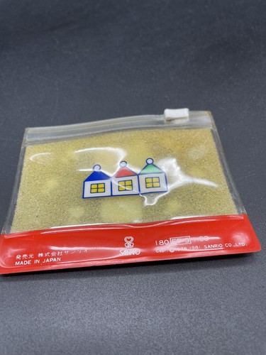 Hello Kitty SANRIO 1981 Vintage--mini Bag Zip Plastic Rare New Old Stock #MG - Picture 2 of 3