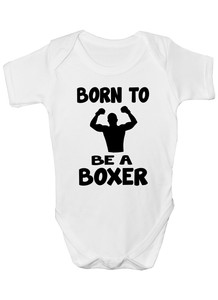 Ne Etre Boxer Sport Grenouillere Veste Vetement Bebe Marrant Cadeau Ebay