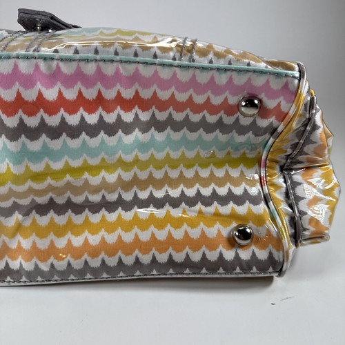 Kalencom Schnalle Retro Boho Wickeltasche Mehrfarbig Zickzack Streifen Wasserdicht EUC - Bild 9 von 17