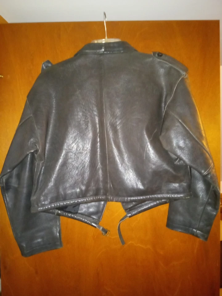 Chaqueta De Colección Avirex Oficiales O'Coat Cuero de Campo Piloto de Vuelo Talla Mediana  Foto 2 de 4