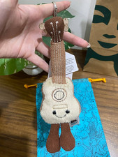 Jellycat Amuseables Ukulele Keychain Rare Limited Musical Plush Bag Charm NWT