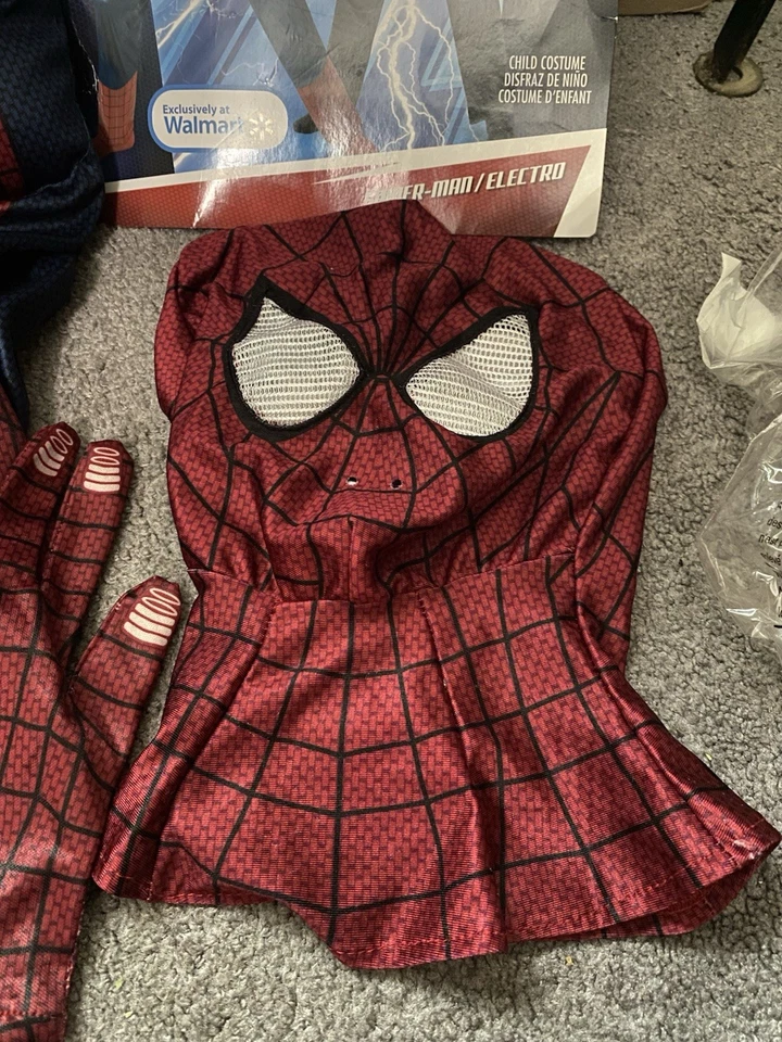 Disfraz Spiderman Reversible a Electro Muscular Acolchado Talla 8 Nuevo 7 8 Mediano Niños Foto 4 de 4