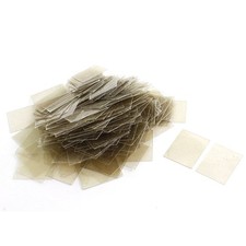 300 Pcs 20mm x 25mm x 0.12mm Repairing Part Mica Insulator Sheets