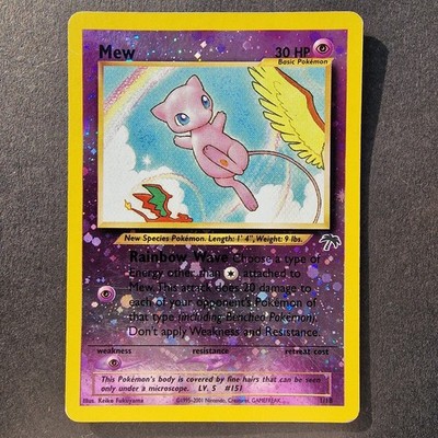 Mew 1/18 - Southern Islands Reverse Cosmos Holo - Pokemon TCG Englisch 