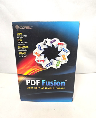 Corel PDF Fusion - Complete Product - 1 User Standard NEW