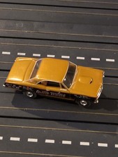 ORIGINAL MODEL MOTORING '67 GTO, GEETO TIGER, GOLD/BLACK TJET CHASSIS