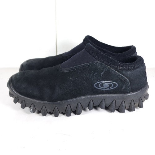 Salomon Women's Cx VTG US8 Black Suede Contagrip Insulated SnowClog Hiking Boot - Picture 2 of 20