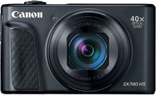 Canon PowerShot SX740 HS lite Digitalkamera 20.3MP 40x Zoom WLAN 4K UHD Schwarz