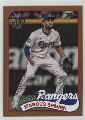 2024 Topps Update 1989 Topps Baseball Gold 2/75 Marcus Semien #89US-5 04cw