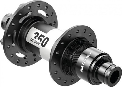 DT Swiss Nabe MTB HR 350 Classic 28 Loch Schwarz - zuverlässige Boost-Hinterr...