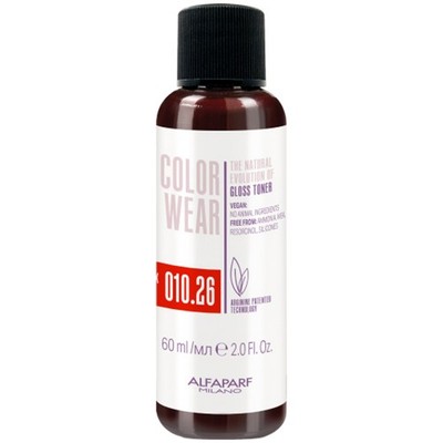 Alfaparf Milano The Natural Evolution Of Gloss Toner Color Wear 010.26 2oz 60ml