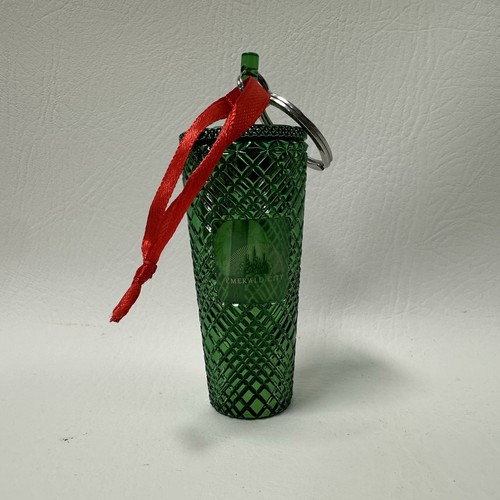 Starbucks 2024 Wicked Emerald City Cold Cup Keychain - Green Limited Edition - Picture 2 of 7