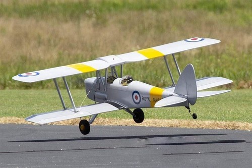 RC Airplane Aircraft Biplane DH.82 Tiger Moth Royal Navy 1400mm 55" Wingspan ARF - Picture 10 of 19