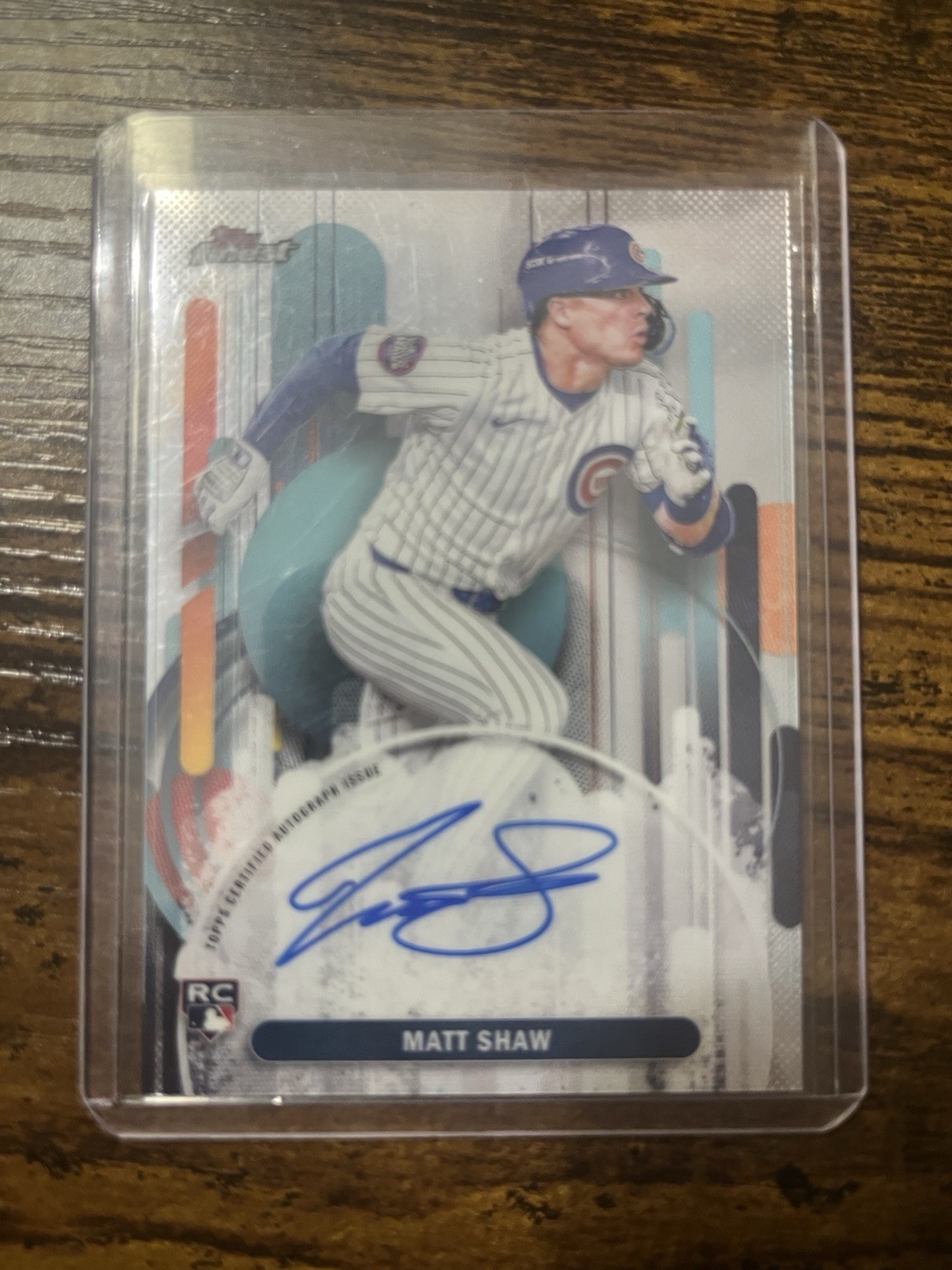 2025 Topps Finest - Finest Autographs Matt Shaw #FA-MS (AU, RC)