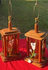 Stained Glass Vintage Table Lamps