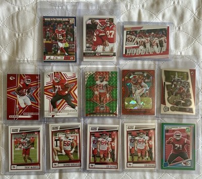 Kansas City Chiefs Lot of 28 Football Cards Assorted Players & Years