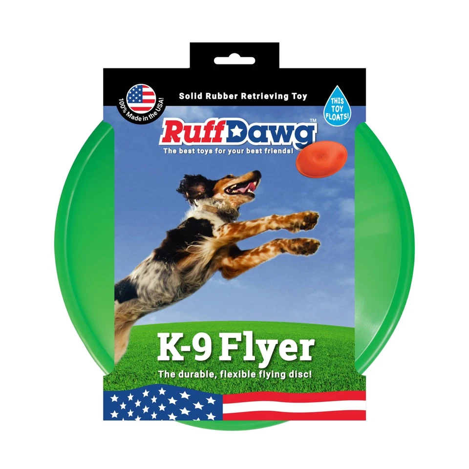 Juguete de goma para perro Ruff Dawg K9 Flyer grande colores surtidos Foto 2 de 4