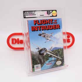NES Nintendo FLIGHT OF THE INTRUDER  - VGA GRADED 85+ NM+ GOLD! NEW & Sealed!
