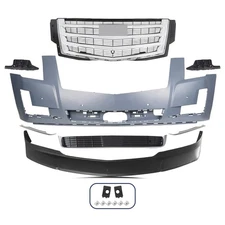 For 2015-2020 Cadillac Escalade Front Bumper Cover Grille Assembly w/o Foglights