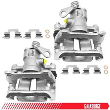 Pair Rear Brake Caliper w/ Bracket for Fiat 500 2012 2013 2014 2015 2016-2019