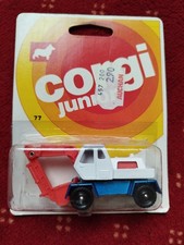 Voiture Miniature Corgi Juniors Engin Chantier Car Blister Étiquette Auchan 