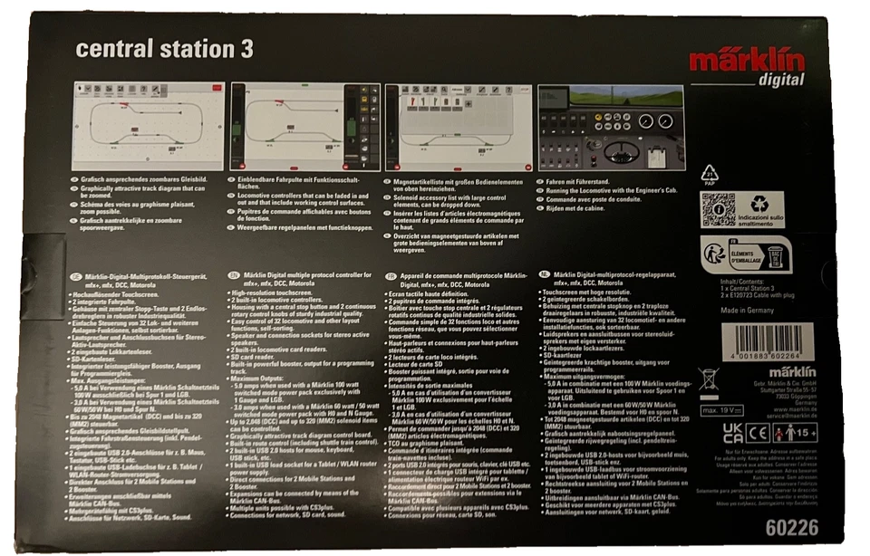 Märklin 60226 Central Station 3 Digitalzentrale CS3 (A1) - Bild 4 von 4