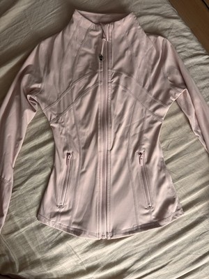 lululemon athletica Define Jacket Damen Trainingsjacke Rosa Gr. 2 RV Taschen