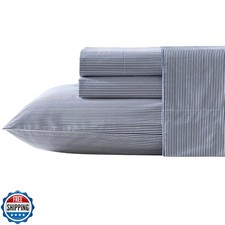 Nautica - Queen Sheet Set, Lightweight and Breathable Cotton Perc