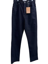 Reformation Liza Ultra High Rise Straight Jeans Black Size 26 NWT