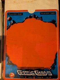 Vectrex Cosmic Chasm GCE CIB Game Overlay Box Manual Video Game VGC COMPLETE