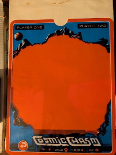 Vectrex Cosmic Chasm GCE CIB Game Overlay Box Manuale Videogioco Ottime Condizioni COMPLETO - Foto 5 di 6