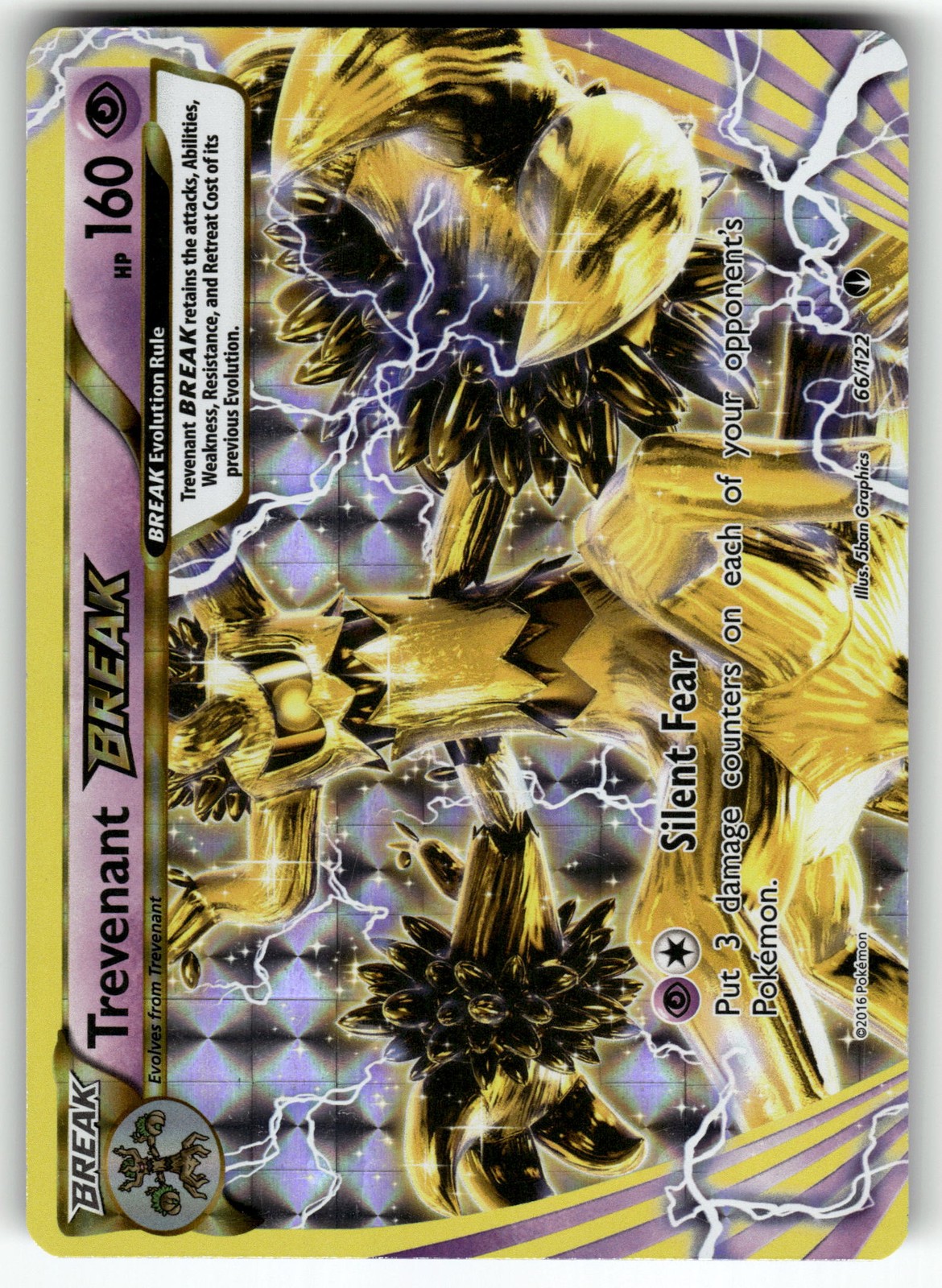 Trevenant BREAK 66/122 XY - BREAKpoint LP Pokemon Card TCG
