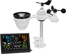 7-In-1 Wireless Weather Station, 7.5 in Color Display, Digital Weather Station I